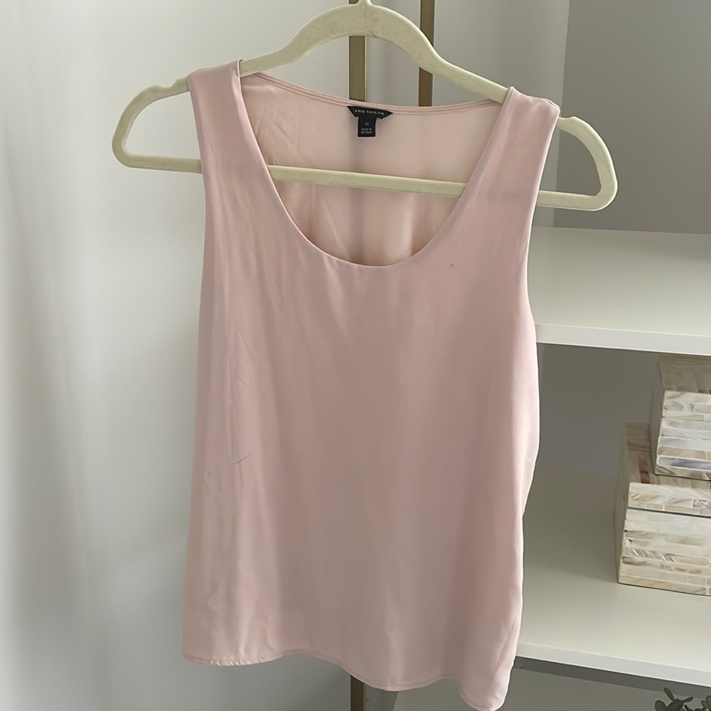 Ann Taylor pink top size XS